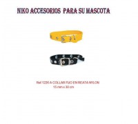 Ref: 1226 A COLLAR FIJO EN REATA NYLON LISO 